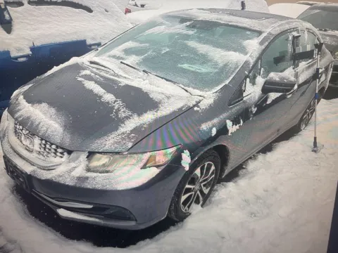 Silver 2014 Honda Civic EX for sale in Milford, CT