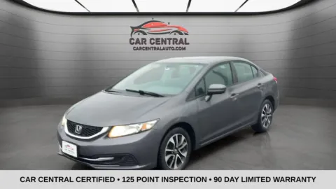 Silver 2014 Honda Civic EX for sale in Milford, CT