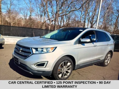 Silver 2016 Ford Edge Titanium for sale in Milford, CT