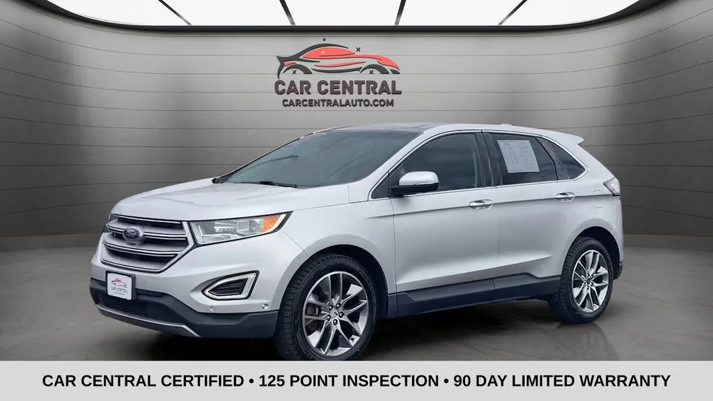 Silver 2016 Ford Edge Titanium for sale in Milford, CT