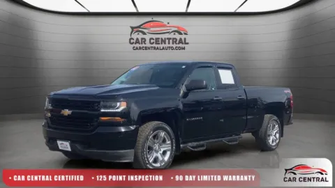 Black 2016 Chevrolet Silverado 1500 Custom for sale in Milford, CT