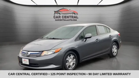 Gray 2012 Honda Civic Hybrid for sale in Milford, CT