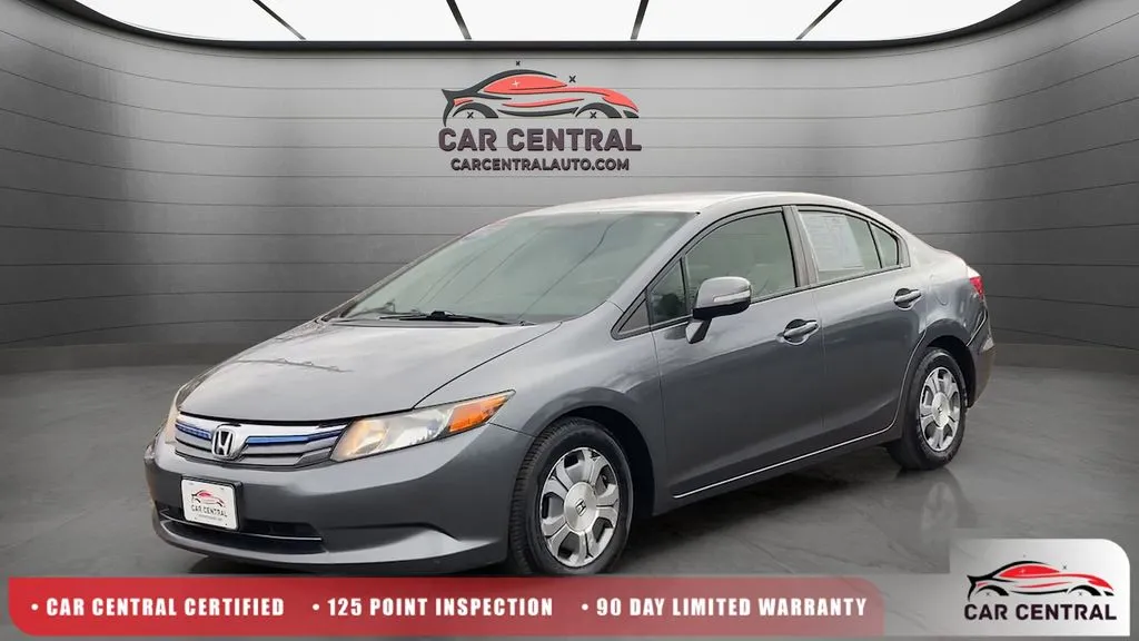 Gray 2012 Honda Civic Hybrid for sale in Milford, CT