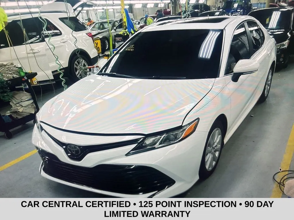White 2018 Toyota Camry LE for sale in Milford, CT