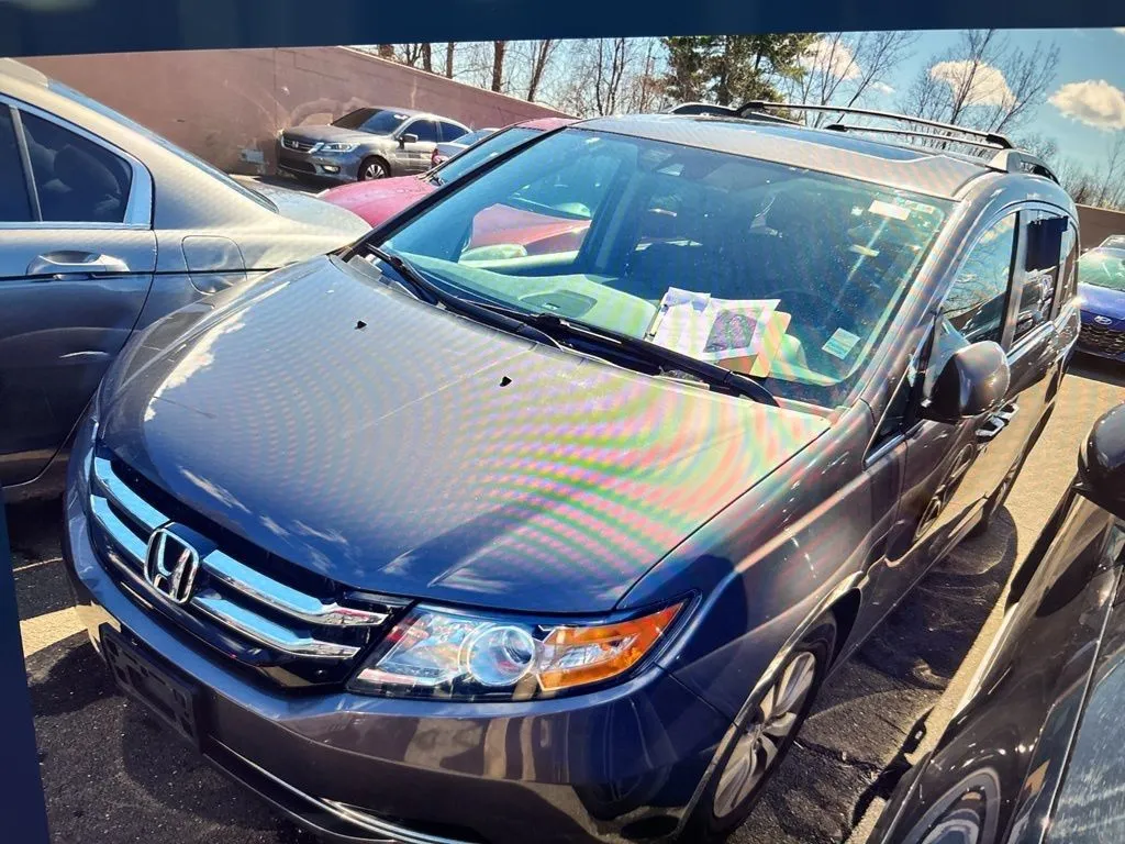 Brown 2016 Honda Odyssey EX-L for sale in Milford, CT