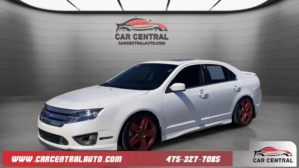 White 2012 Ford Fusion Sport for sale in Milford, CT