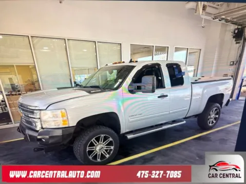 Silver 2013 Chevrolet Silverado 2500HD LT for sale in Milford, CT