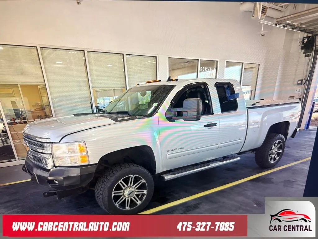 Silver 2013 Chevrolet Silverado 2500HD LT for sale in Milford, CT