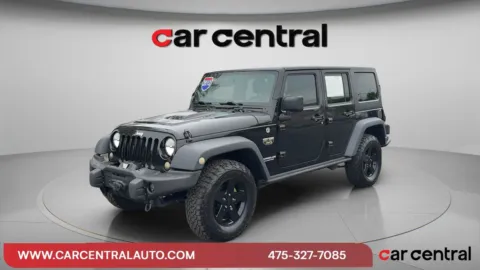 Black 2012 Jeep Wrangler Unlimited Rubicon for sale in Milford, CT