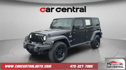 Black 2012 Jeep Wrangler Unlimited Rubicon for sale in Milford, CT