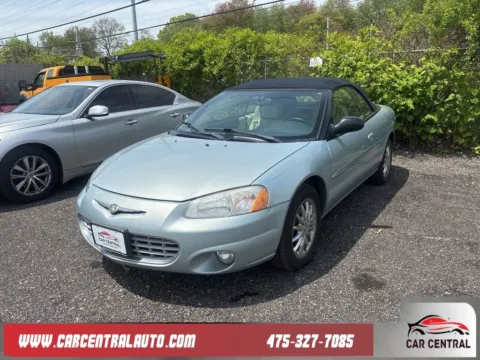 Black 2002 Chrysler Sebring Limited for sale in Milford, CT