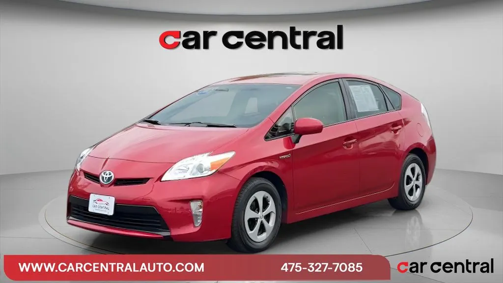 Red 2013 Toyota Prius Three for sale in Milford, CT