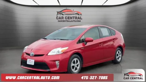 Red 2013 Toyota Prius Three for sale in Milford, CT