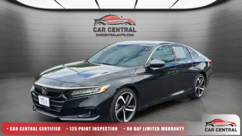 Black 2021 Honda Accord Sport 2.0T for sale in Milford, CT