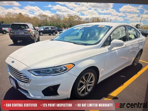 White 2020 Ford Fusion SEL for sale in Milford, CT