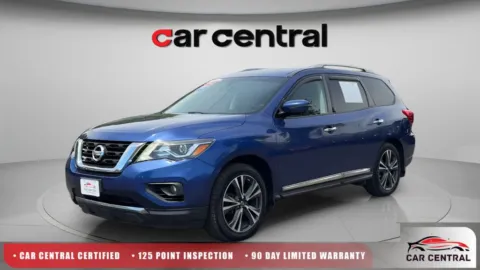 Blue 2017 Nissan Pathfinder Platinum for sale in Milford, CT
