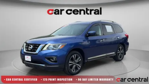 Blue 2017 Nissan Pathfinder Platinum for sale in Milford, CT