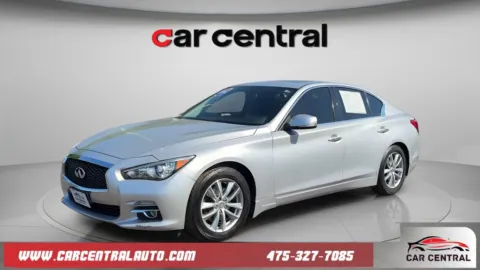Silver 2014 INFINITI Q50 Hybrid Premium for sale in Milford, CT