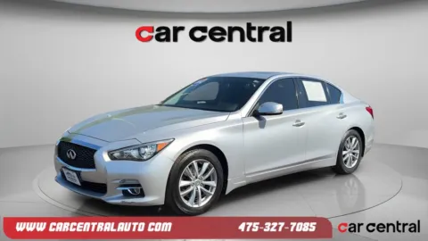 Silver 2014 INFINITI Q50 Hybrid Premium for sale in Milford, CT