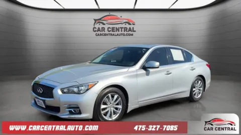 Silver 2014 INFINITI Q50 Hybrid Premium for sale in Milford, CT