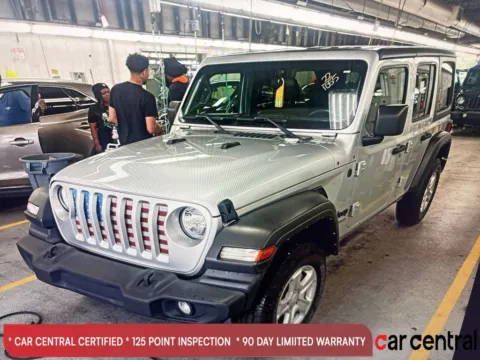 Silver 2022 Jeep Wrangler Unlimited Sport S for sale in Milford, CT