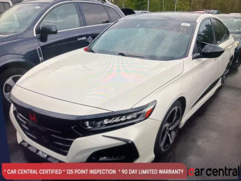 White 2019 Honda Accord Sport 2.0T for sale in Milford, CT