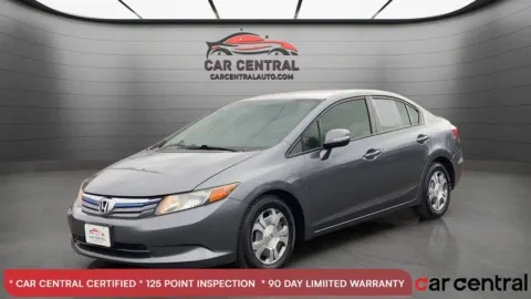 Gray 2012 Honda Civic Hybrid for sale in Milford, CT