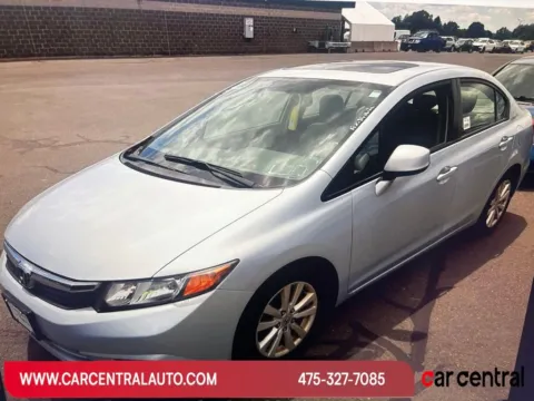 Blue 2012 Honda Civic EX-L for sale in Milford, CT