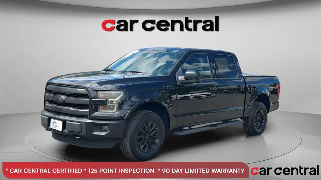 Black 2015 Ford F-150 Lariat for sale in Milford, CT