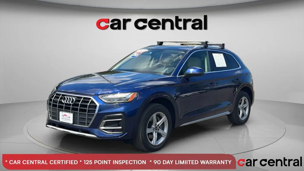 Blue 2021 Audi Q5 45 Premium for sale in Milford, CT