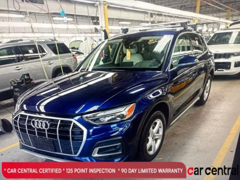 Blue 2021 Audi Q5 45 Premium for sale in Milford, CT