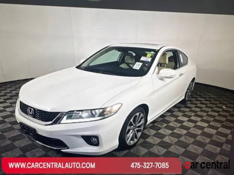White 2014 Honda Accord EX-L for sale in Milford, CT