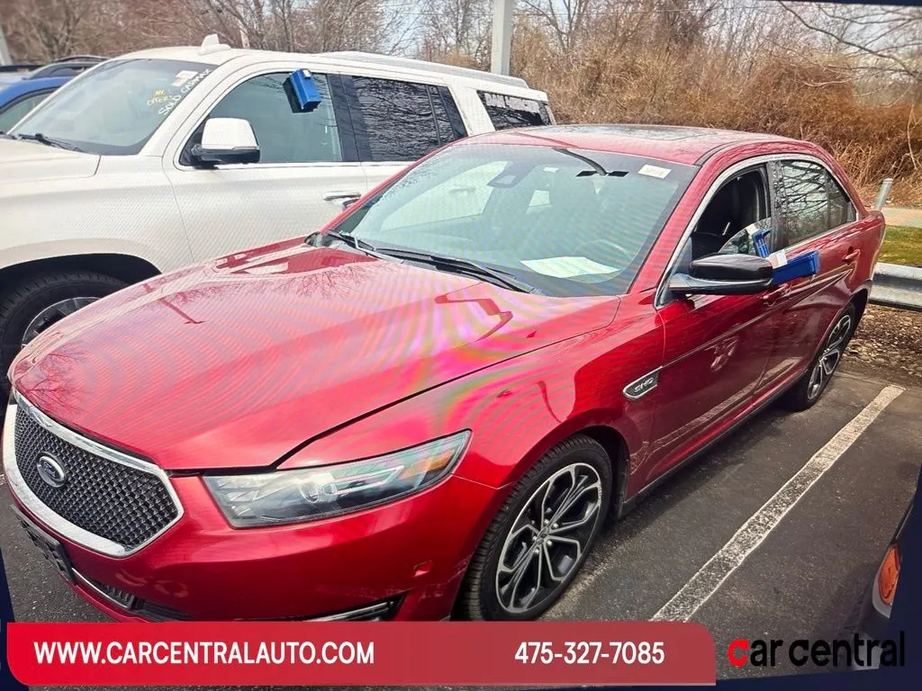 Red 2013 Ford Taurus SHO for sale in Milford, CT