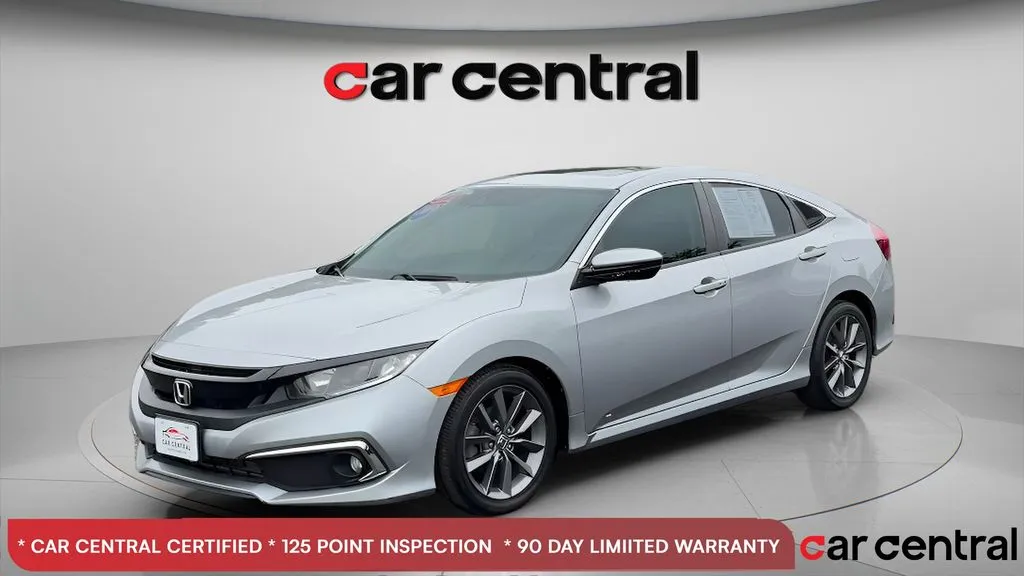 Silver 2019 Honda Civic EX for sale in Milford, CT