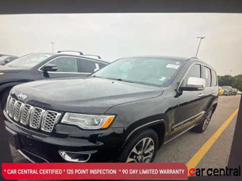 Black 2017 Jeep Grand Cherokee Overland for sale in Milford, CT