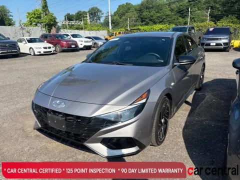 Silver 2021 Hyundai Elantra N Line for sale in Milford, CT