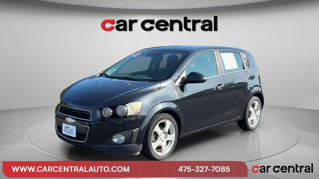 Black 2015 Chevrolet Sonic LTZ for sale in Milford, CT