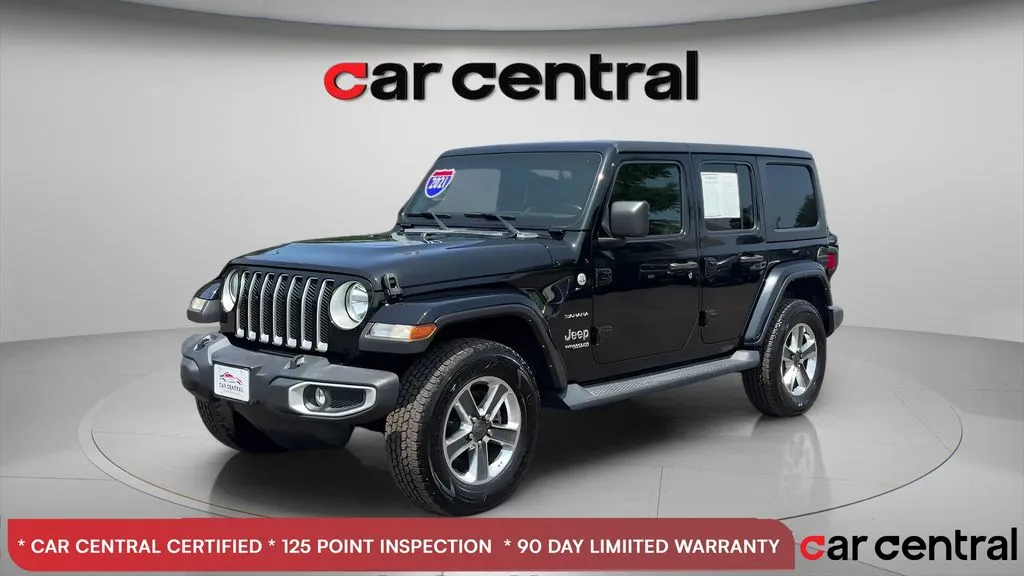 Black 2021 Jeep Wrangler Unlimited Sahara for sale in Milford, CT