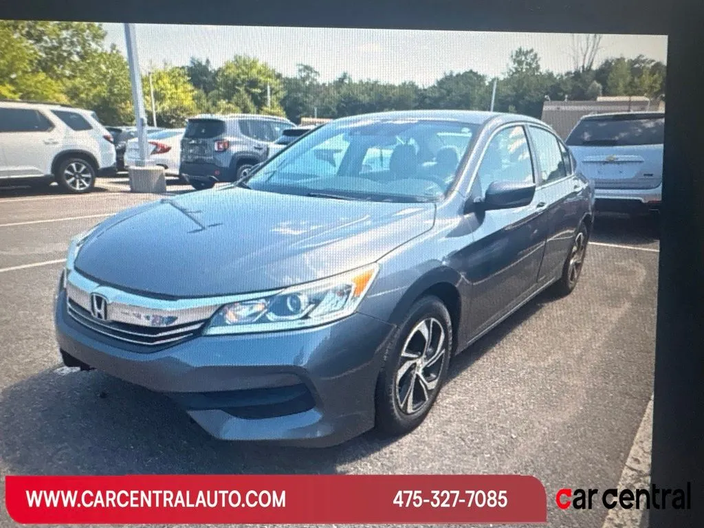 Gray 2017 Honda Accord LX for sale in Milford, CT