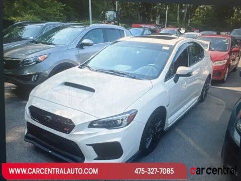 White 2019 Subaru WRX STi Limited for sale in Milford, CT