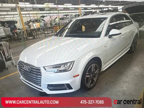 White 2017 Audi A4 2.0T Premium Plus for sale in Milford, CT