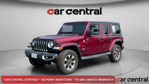 Red 2021 Jeep Wrangler Unlimited Sahara for sale in Milford, CT