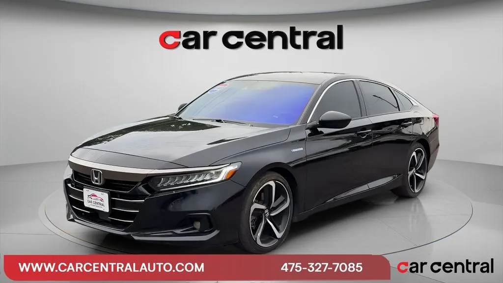 Black 2022 Honda Accord Hybrid Sport for sale in Milford, CT