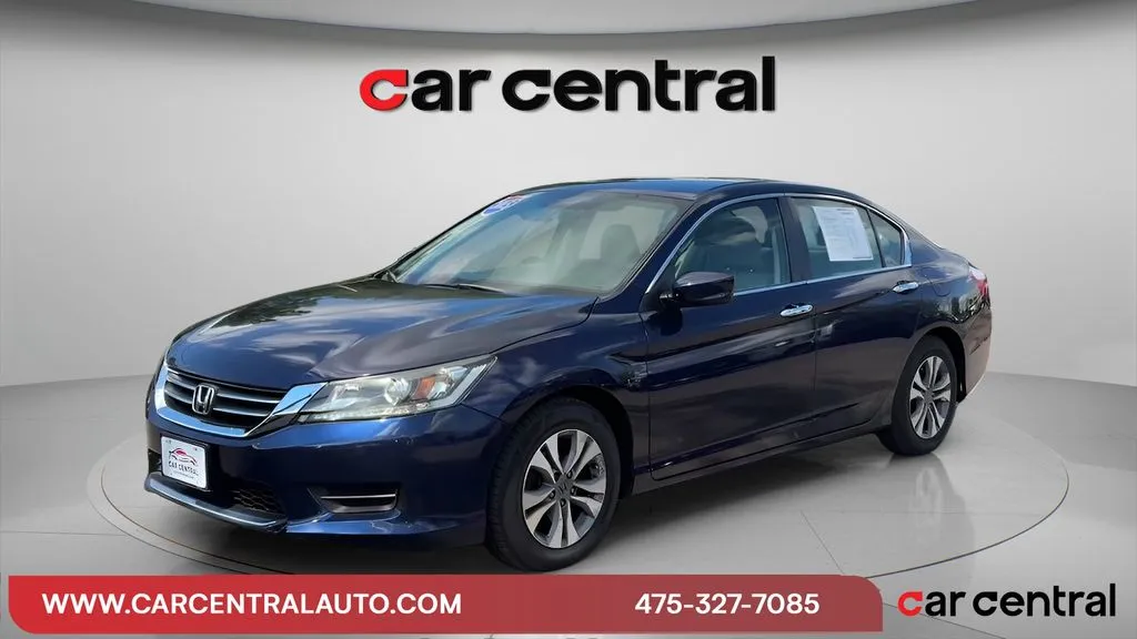 Black 2015 Honda Accord LX for sale in Milford, CT