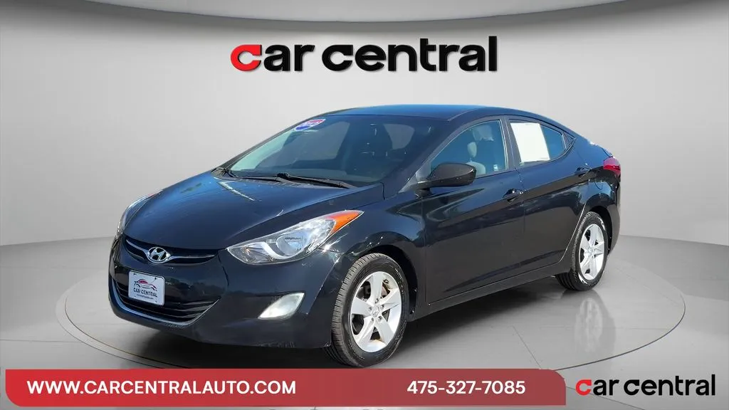 Black 2012 Hyundai Elantra GLS for sale in Milford, CT