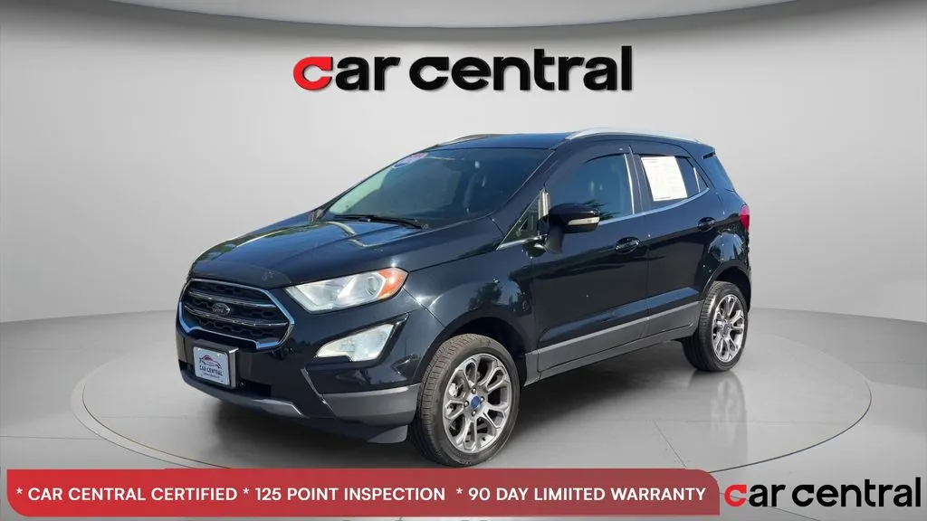 Black 2020 Ford EcoSport Titanium for sale in Milford, CT