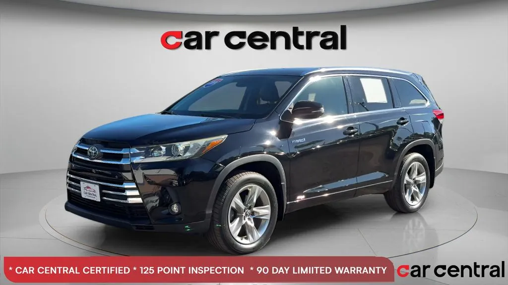 Black 2019 Toyota Highlander Hybrid Limited for sale in Milford, CT