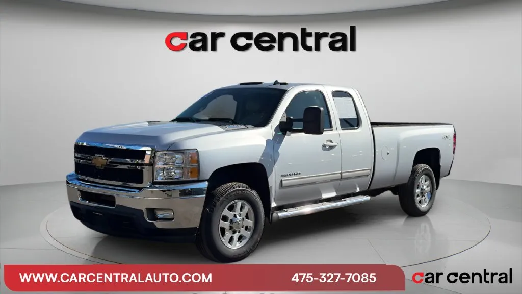 Silver 2012 Chevrolet Silverado 3500 HD LTZ for sale in Milford, CT