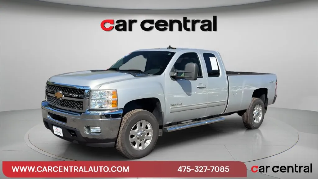Silver 2012 Chevrolet Silverado 3500 HD LTZ for sale in Milford, CT