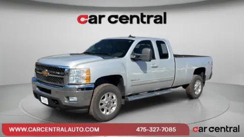 Silver 2012 Chevrolet Silverado 3500 HD LTZ for sale in Milford, CT